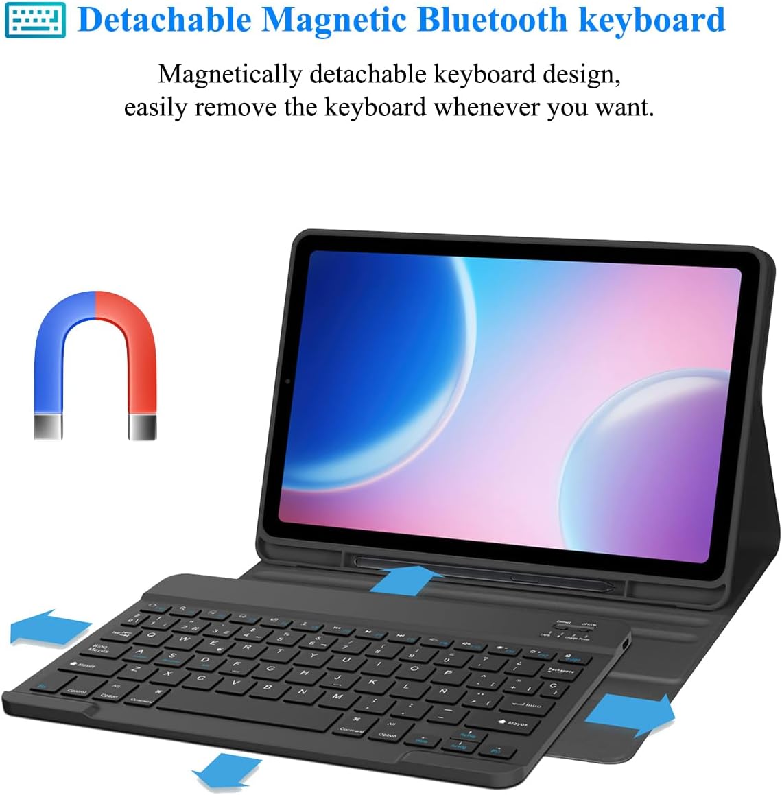 Wireless Keyboard Case for Lenovo Tab M11/Idea Pro 11"