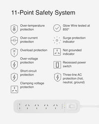 Belkin SurgePro 4-Outlet Surge Protector with Dual USB-C 30W, 2M Power Cord