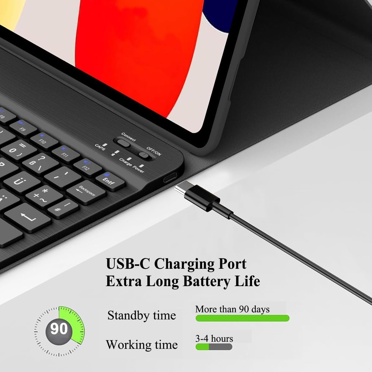 Wireless Keyboard Case for Lenovo Tab M11/Idea Pro 11"