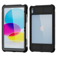 Waterproof Case With Pen Holder for iPad（A16 2025）/ iPad (10th Gen 2022) 10.9‘’