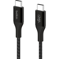 1M Belkin BoostCharge USB-C to USB-C 240W Super Fast Charging Cable Black