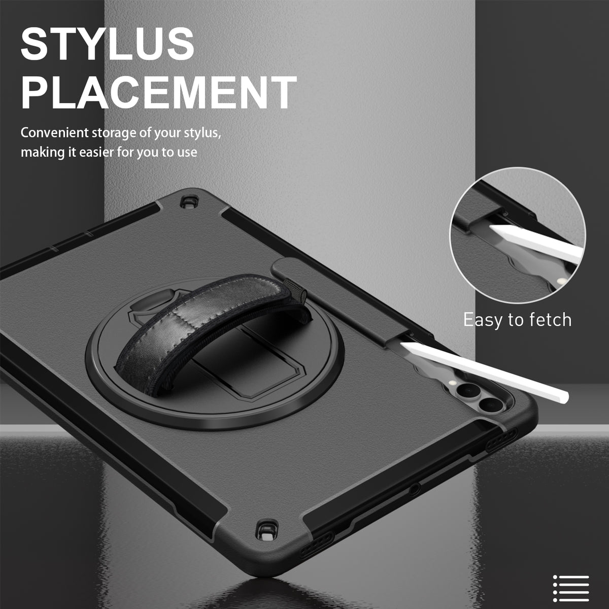 Rugged Case with Pen Holder for Galaxy Tab S12 Ultra