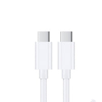 Soft bundle:30W USB A + TYPE C PD Quick Wall Charger plus 2M USB-C to USB-C White Cable USP