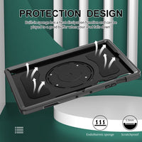 Rugged Case with Pen Holder for Galaxy Tab S9Plus /S10Plus/S9FE Plus (SM-X810) (12.4")