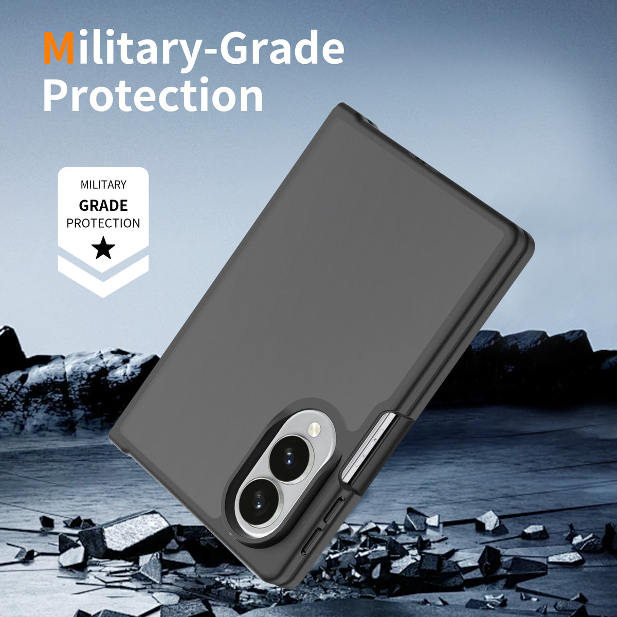 Phonix Case For Galaxy Z Fold 8 Matte Magnetic Case