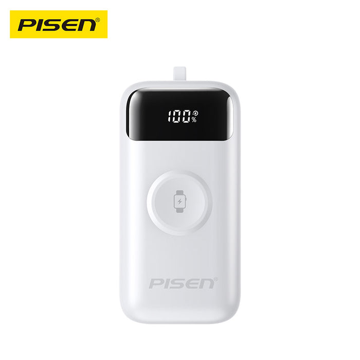 Pisen Flex 3 in 1  PD 3.0  Fast Charging Power Bank 22.5W 10k (10000mAh)