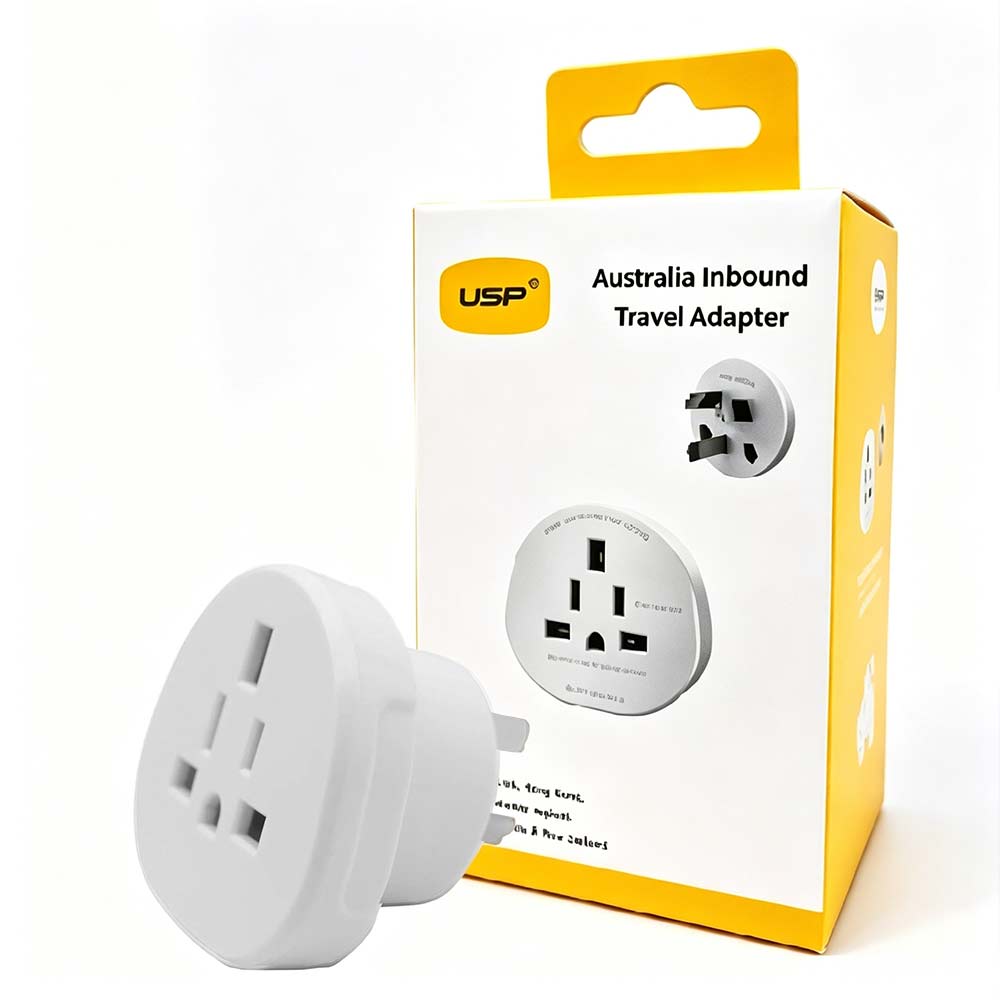Inbound Travel Adapter Inbound Travel Adapter UK & USA Slim SAA certification (Australia Inbo ...