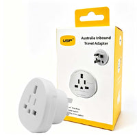 Inbound Travel Adapter UK & USA Slim SAA certification (Australia Inbound)