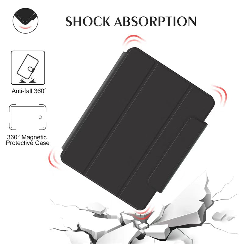 Magnetic Detachable Case Cover for iPad (A16) 11th/10th Gen, Black