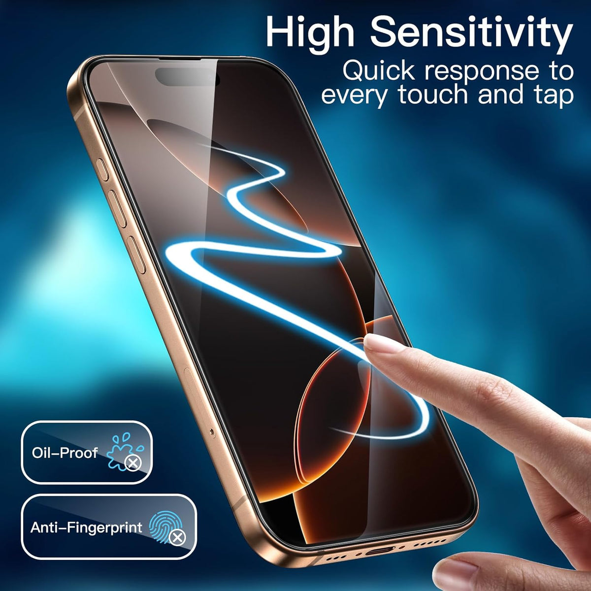 USP Armor Glass Screen Protector For iPhone 13 Pro Max / 14 Plus Full Cover (1  Piece/Box)