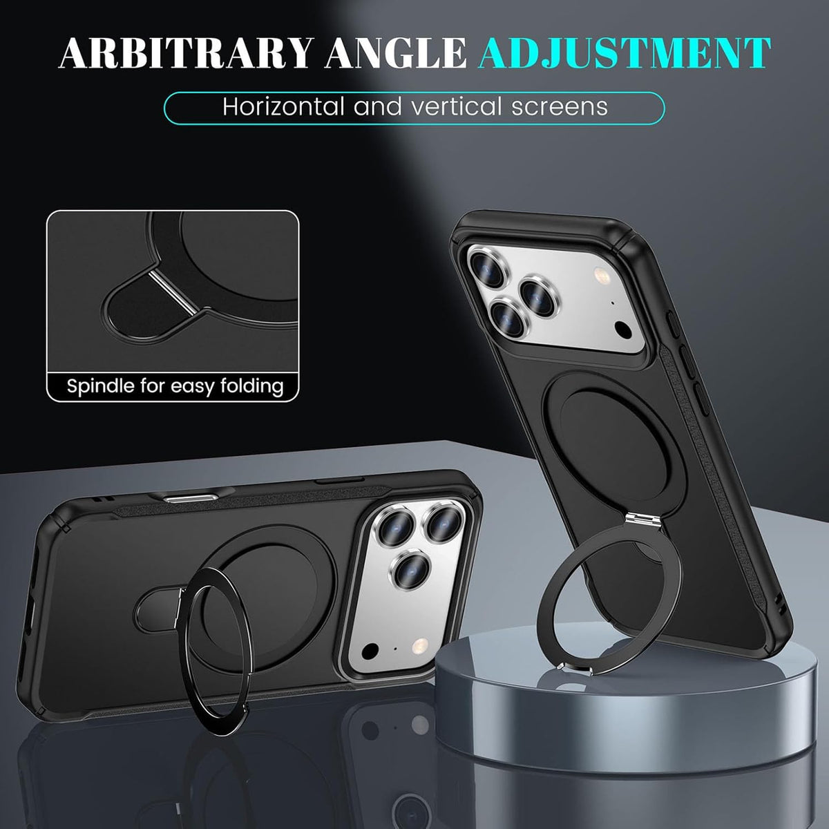 Rugged Case For Oppo A5 5G with Magsafe Ring Holder