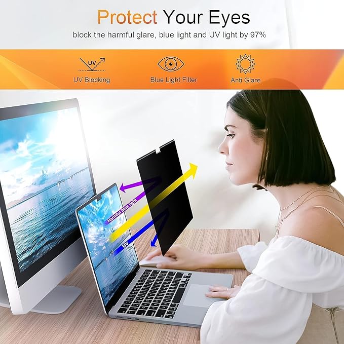 Privacy Screen Protector for MacBook Neo 13" 2026 Released (A3404, A18 Pro Chip), Magnetic Removable