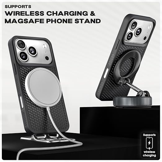 USP 3D Mesh Armor Case for iPhone 17 Pro Max Compatible With Magsafe