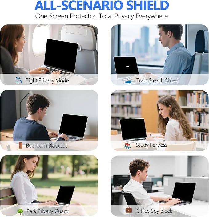 Privacy Screen Protector for MacBook Neo 13" 2026 Released (A3404, A18 Pro Chip), Magnetic Removable