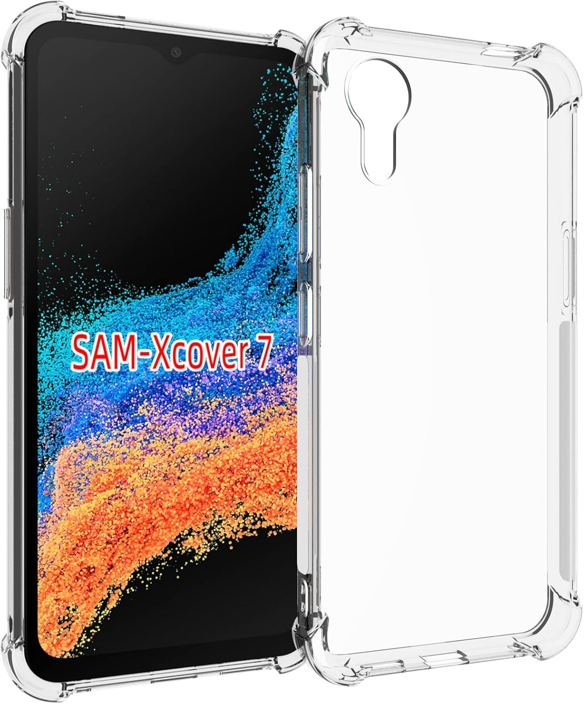 For Samsung Galaxy Xcover 7 (6.6") Clear Hard Case