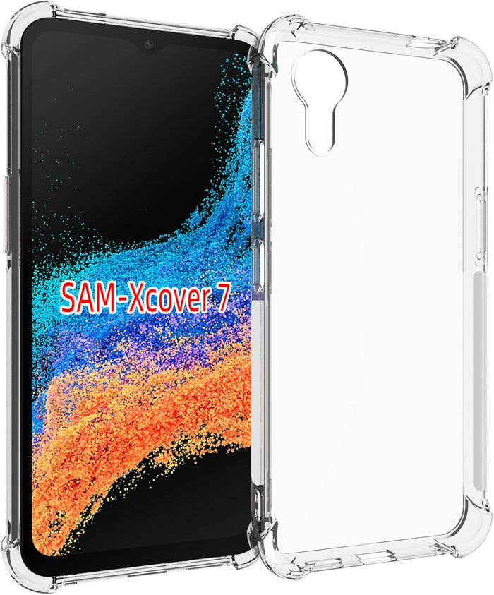 For Samsung Galaxy Xcover 7 (6.6") Clear Hard Case