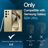 S24 UltraScreen Protector 2.5D Clear Tempered Glass For Samsung Galaxy