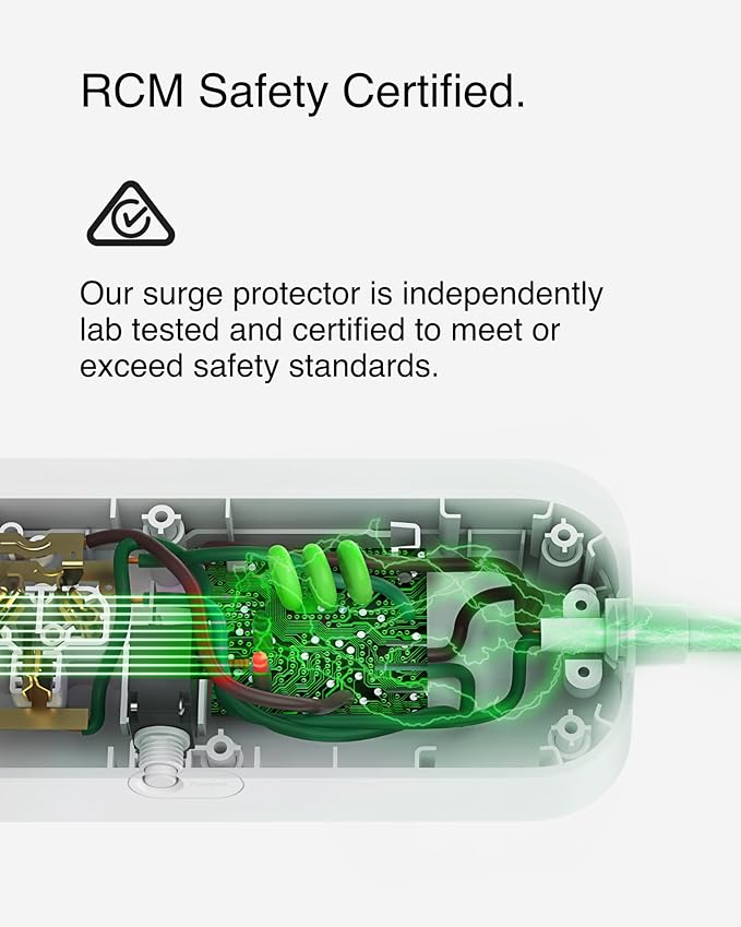 Belkin SurgePro 4-Outlet Surge Protector with Dual USB-C 30W, 2M Power Cord
