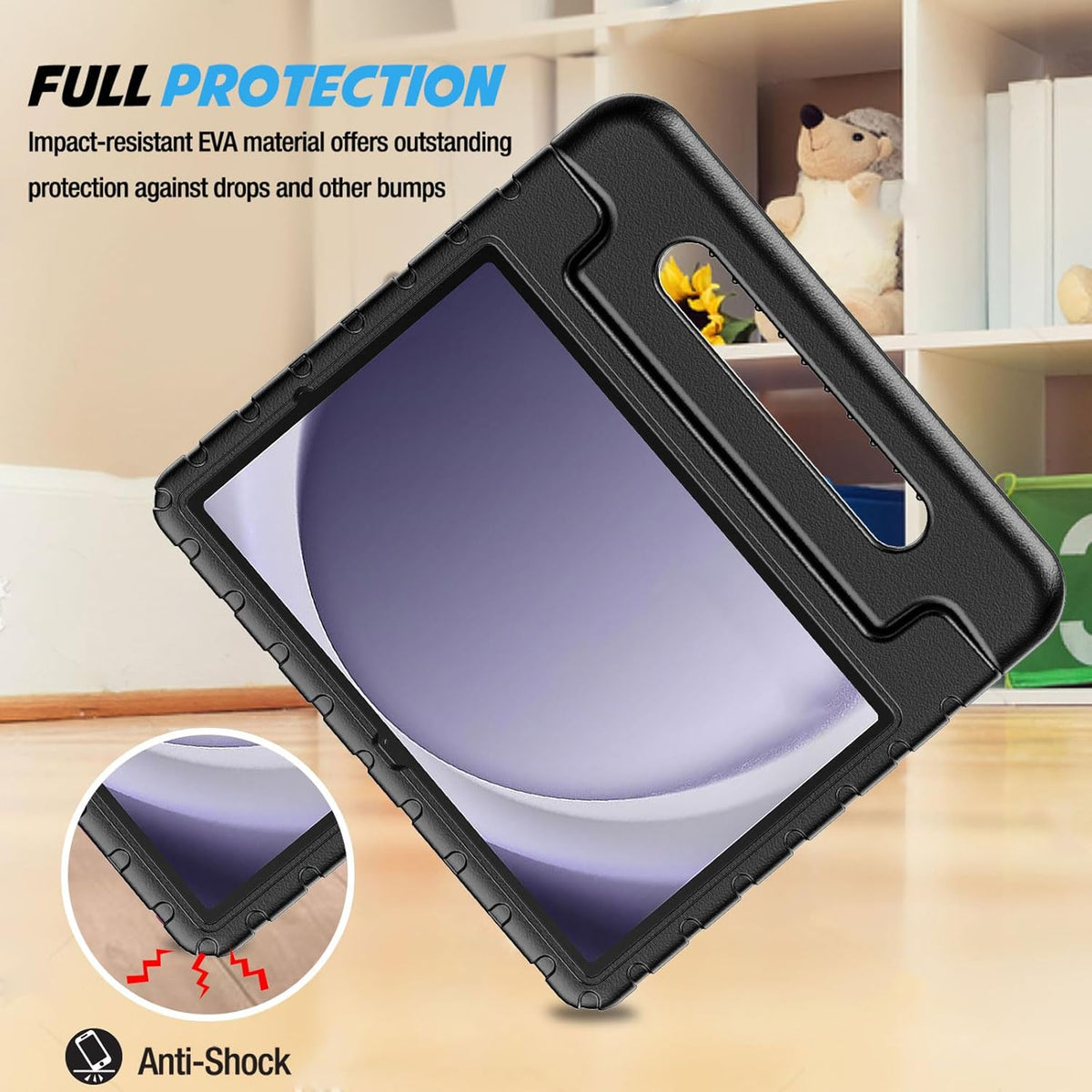 Kid Friendly Case Black for A9 Plus