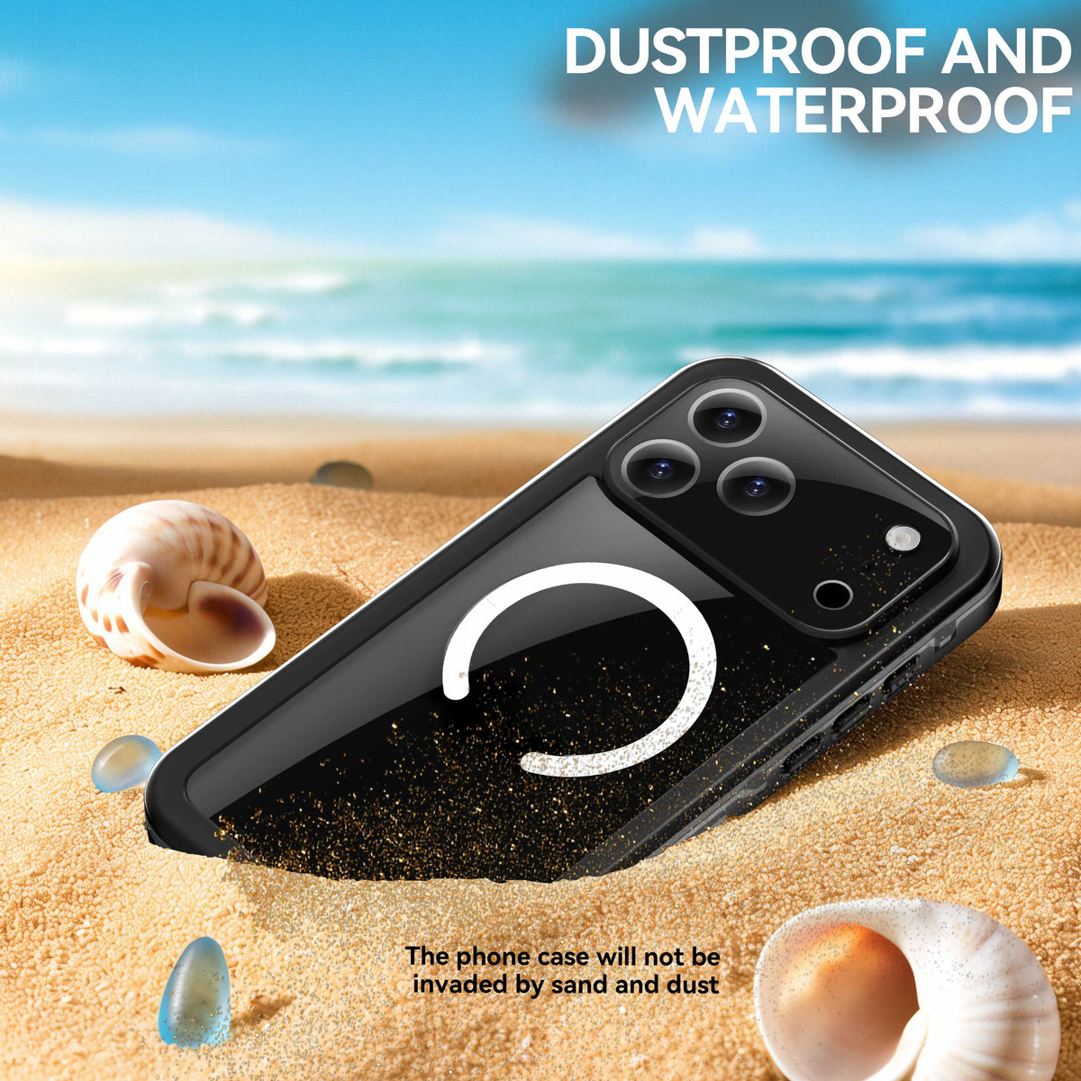 Apple iPhone 17 Pro Max WaterProof Case Black