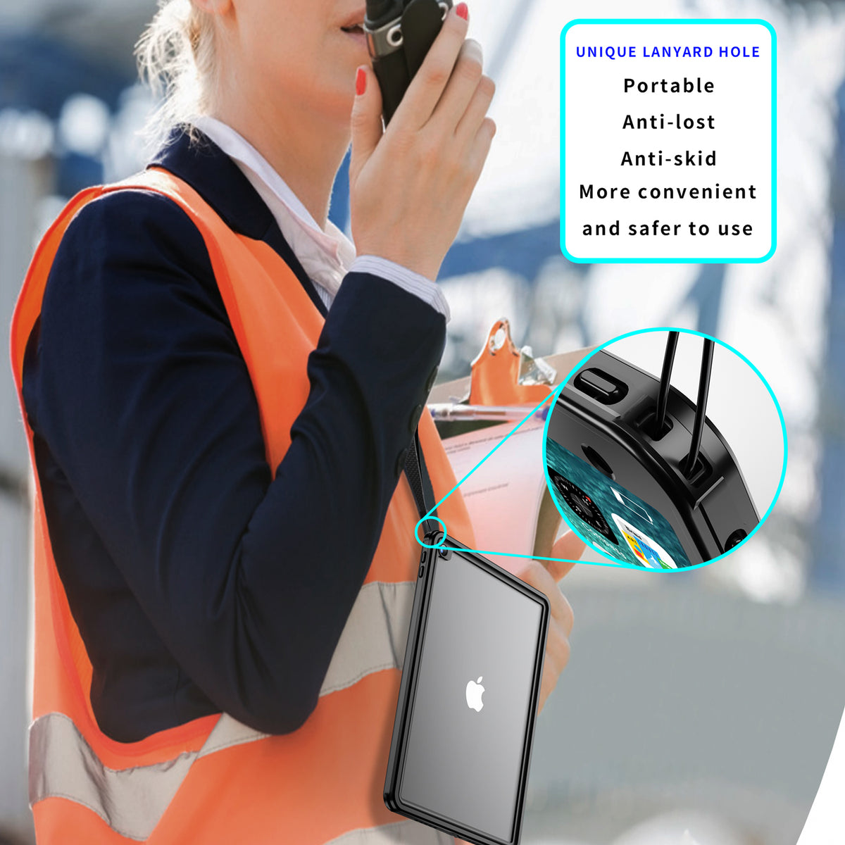 Waterproof Case With Pen Holder for iPad Air 3/Pro 10.5"