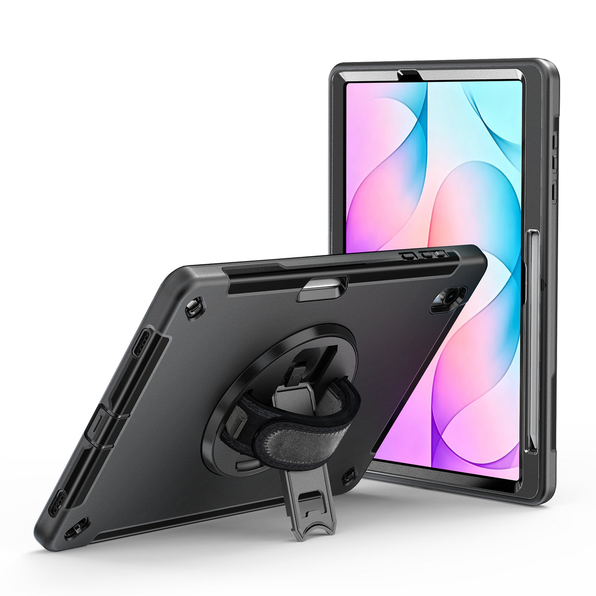 Rugged Case with Pen Holder for Galaxy Tab S12 Plus