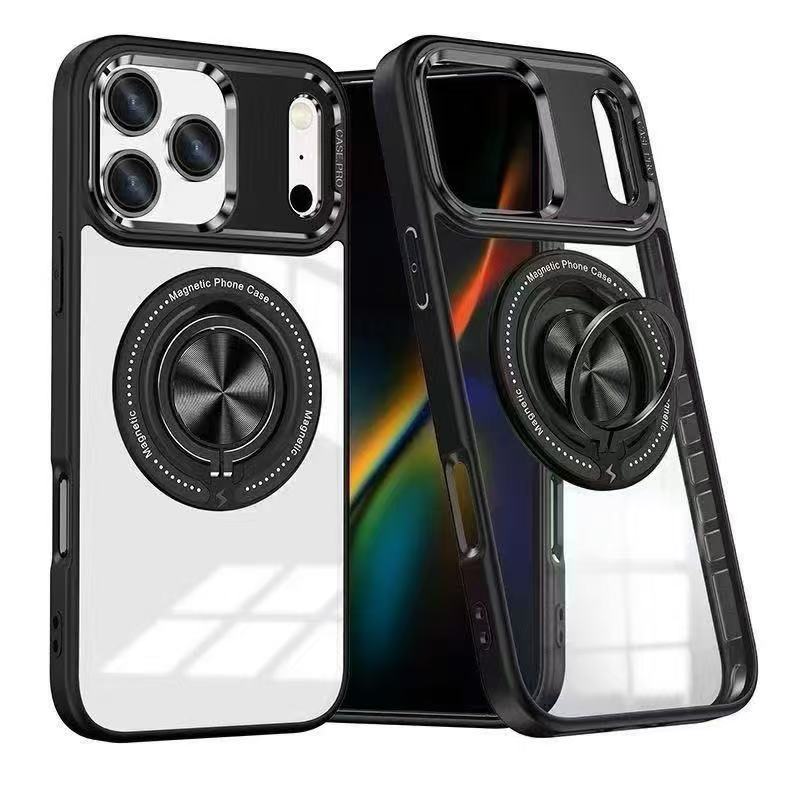 USP Case For iPhone 17 Pro Max Ring Holder Case Compatible With Magsafe