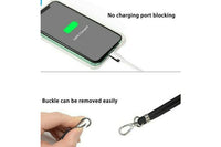 [5Pcs] Universal Mobile Phone Lanyard Adjustable Hanging Neck Strap With Patch