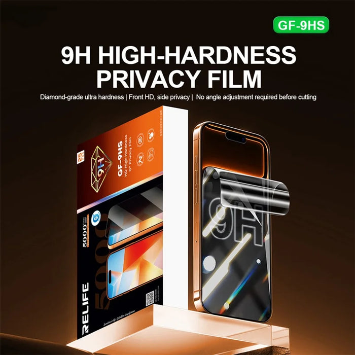 RELIFE GF-9HS  Privacy Glass level-Hardness Hydrogel Film 25pcs（For C4 series）