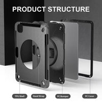 Rugged Case with Pen Holder for iPad Pro 2025(M5)/2024(M4) 11"