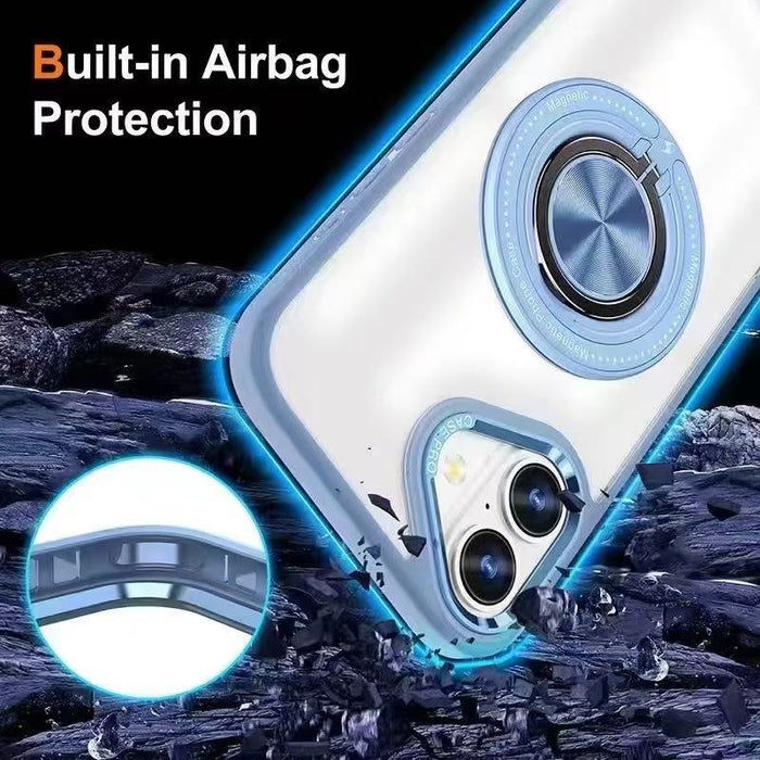 USP Case For iPhone 17 Ring Holder Case Compatible With Magsafe