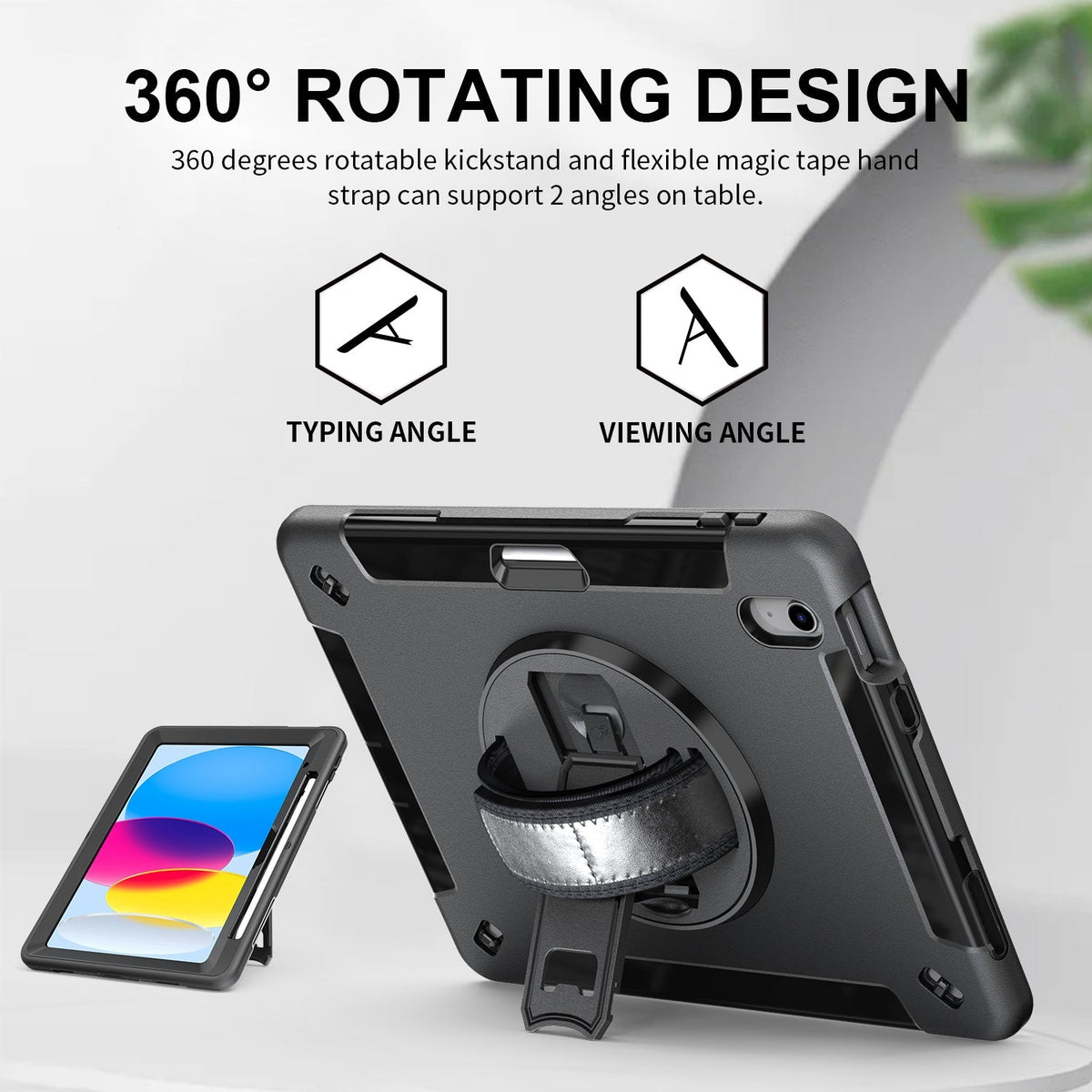 Rugged Case with Pen Holder Screen-Less for Galaxy Tab A9 Plus 11" Generic