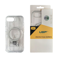 USP Case For iPhone 16e Ring Stand With Magsafe Clear