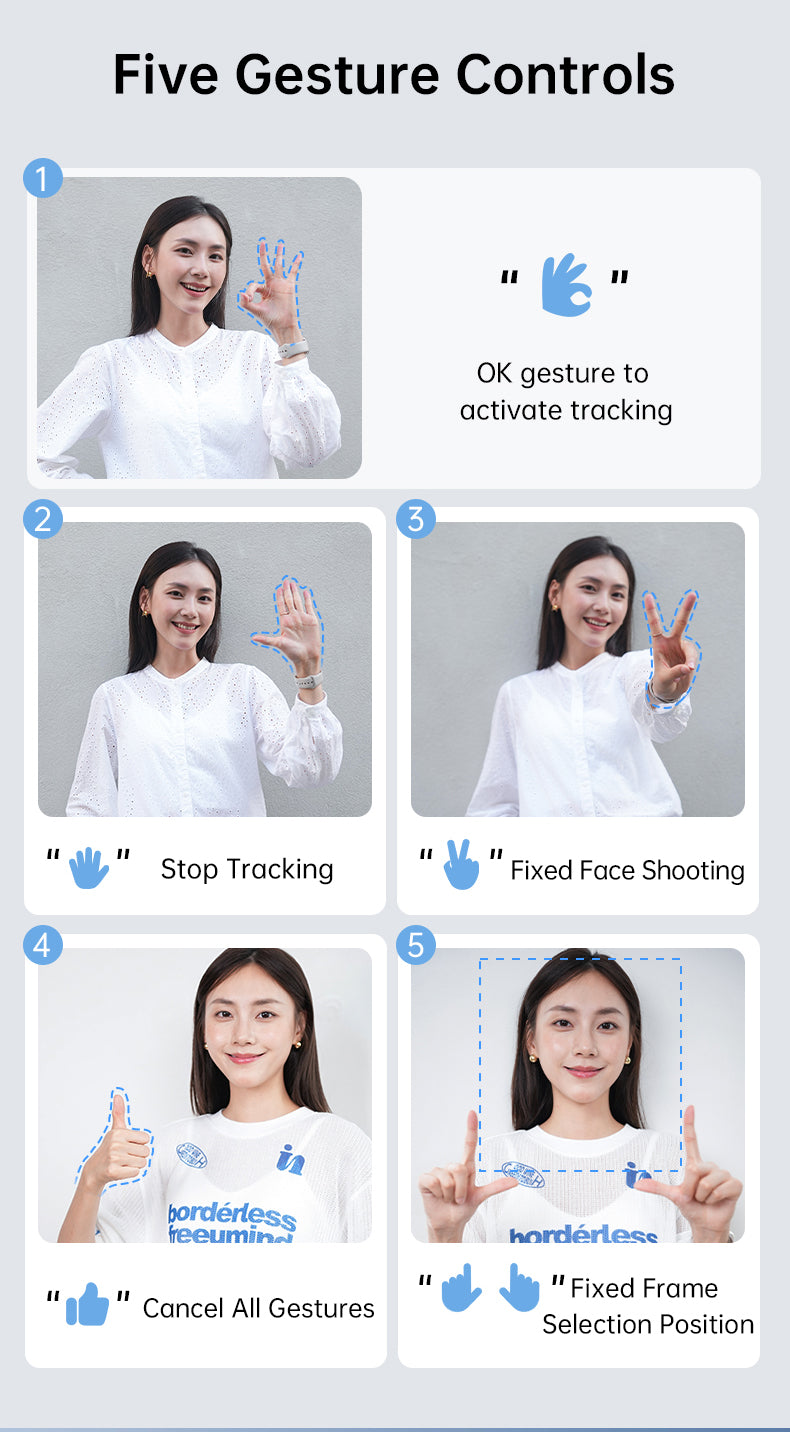 360° Smart Auto-follow Shooting Auto Face Tracking Gimbal