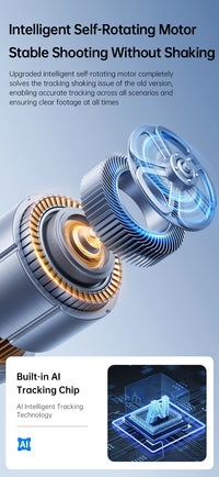 360° Smart Auto-follow Shooting Auto Face Tracking Gimbal