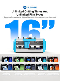 SUNSHINE C4 Pro Max Intelligent Blade Film Cutting Machine for Cut High-Hardness Hydrogel Film