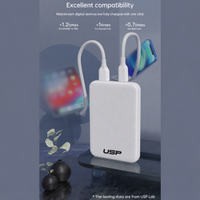 USP Mini Power Bank 5K mAh (5000mAh) White