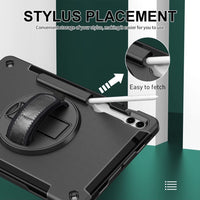 Rugged Case with Pen Holder for Galaxy Tab S10 Lite/ S10 FE/Tab S9  (SM-X710) (11")  / Tab S9 FE (10.9")