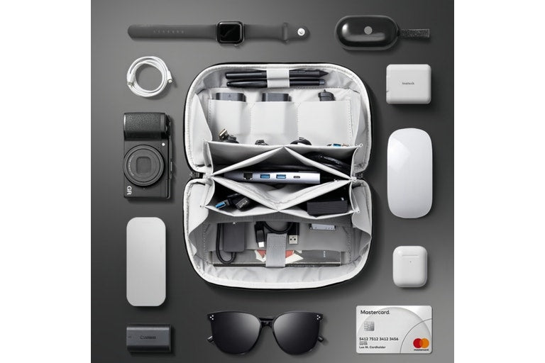 Electronics Organizer Travel Bag - Black