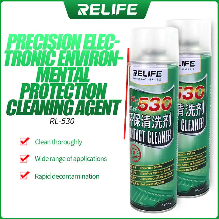 Relife RL 530 Environmental Contact Cleaner Spray 550ml