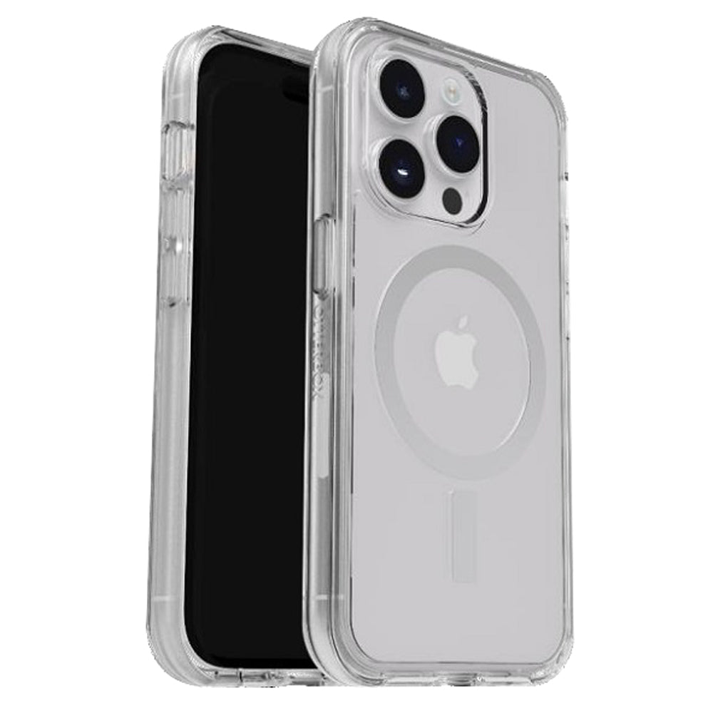 OtterBox Case For iPhone 15 Pro Max Symmetry+ Compatible with Magsafe Case Clear