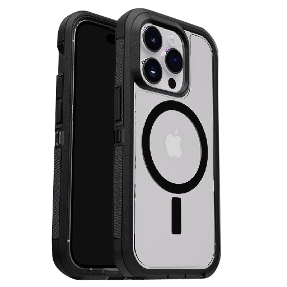 OtterBox Case For iPhone 15 / 14 / 13 Defender XT Case Clear Compatible With Magsafe