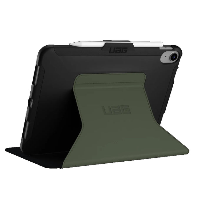 UAG Scout Apple iPad (10.9") 11th Gen (A16) / iPad 10th Gen Folio Rugged Case (Black/Olive)