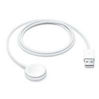 Apple Watch Magnetic Fast Charger to USB-A White (1m) Aluminium Alloy B