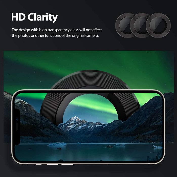 Camera Lens Protector For iPhone 17 / 16 / 16 Plus Individual Ring Cover (Tempered Glass)