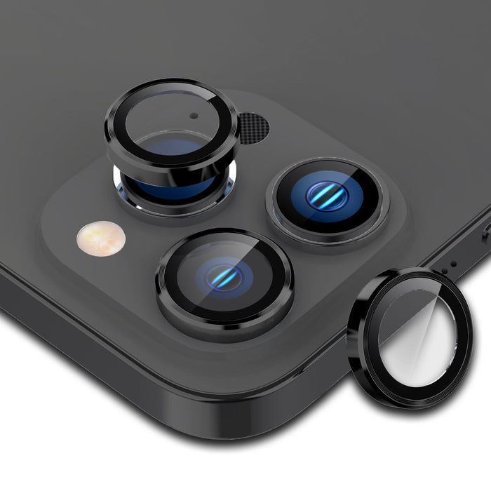 Camera Lens Protector For iPhone 16 Pro / 16 Pro Max Individual Ring Cover (Tempered Glass)
