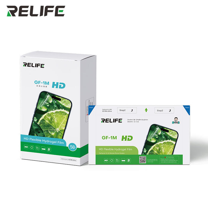 RELIFE GF-1M HD TPH Hydrogel Film for C3 MIX ULTRA Cutting Machine 50Pcs/Box