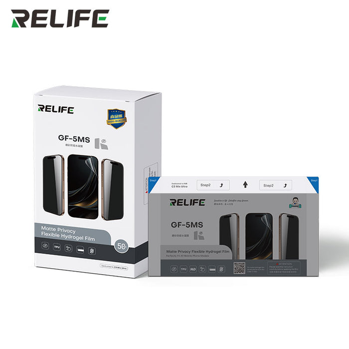 RELIFE GF-5MS Frosted Anti-peep Hydrogel Film for C3 MIX ULTRA Cutting Machine 50Pcs/Box