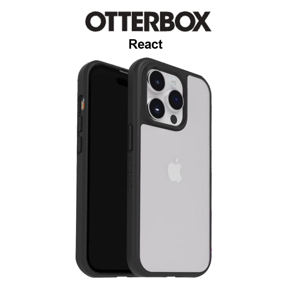 Otterbox Case For iPhone 15 Pro React Case Black CRYSTAL