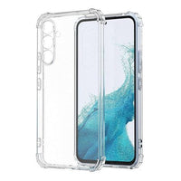 Samsung S24FE Clear Jelly Case  (With Soft Round Airbags)